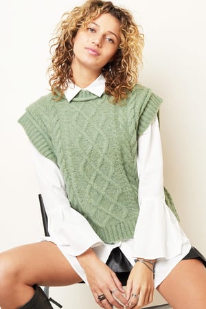 Spencer Woven Pattern Mint One size h5 Afbeelding2